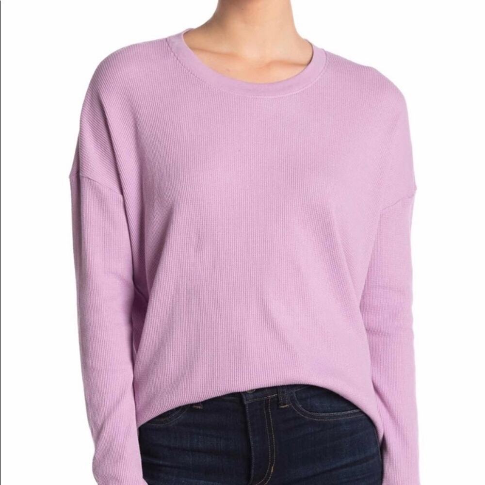 MADEWELL Ex-Boyfriend Thermal Long Sleeve Lightweight Sweater